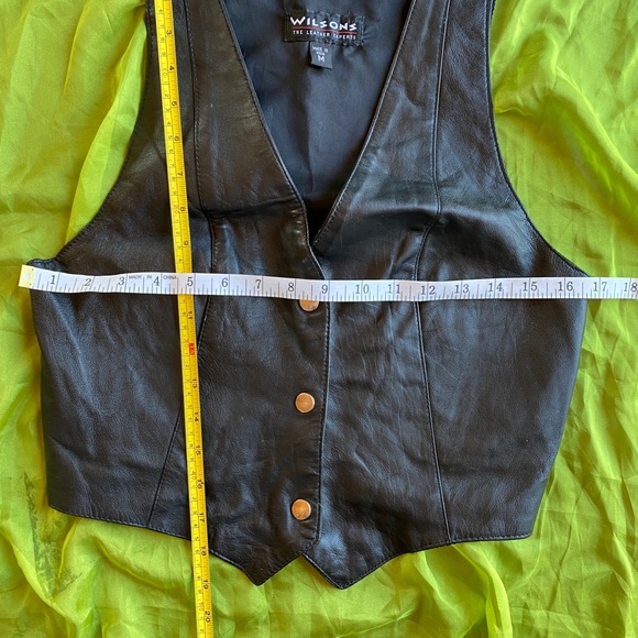 Vintage Wilson’s leather snap vest - Picture 4 of 8